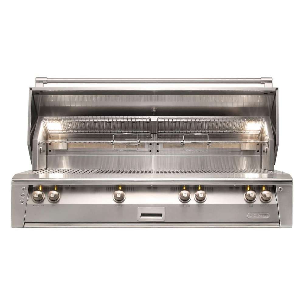 Stainless Steel Alfresco Grills 56″ Luxury All-Grill Built-In