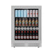 KingsBottle 24 Inch Under Counter LOW-E Glass Door Beer Fridge-Freedom Room