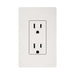 Standard 15 amp wall outlet used to plug in Golden Designs Dynamic Santiago 2 Person Full Spectrum Infrared Sauna