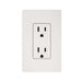 Standard 15 amp wall outlet used to plug in Golden Designs Dynamic Vila Grande 4 Person Full Spectrum Near Zero EMF Far Infrared Sauna