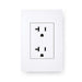 Standard 20 amp wall outlet that powers Golden Designs Maxxus 3 Person Low EMF Far Infrared Sauna in Hemlock on a dedicated circuit
