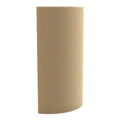 Standard Austen GIK Acoustics Evolution PolyFusor™ Polycylindrical Diffuser in warm beige fabric with a tall curved acoustic design