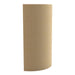 Standard Austen GIK Acoustics Evolution PolyFusor™ Polycylindrical Diffuser in warm beige fabric with a tall curved acoustic design