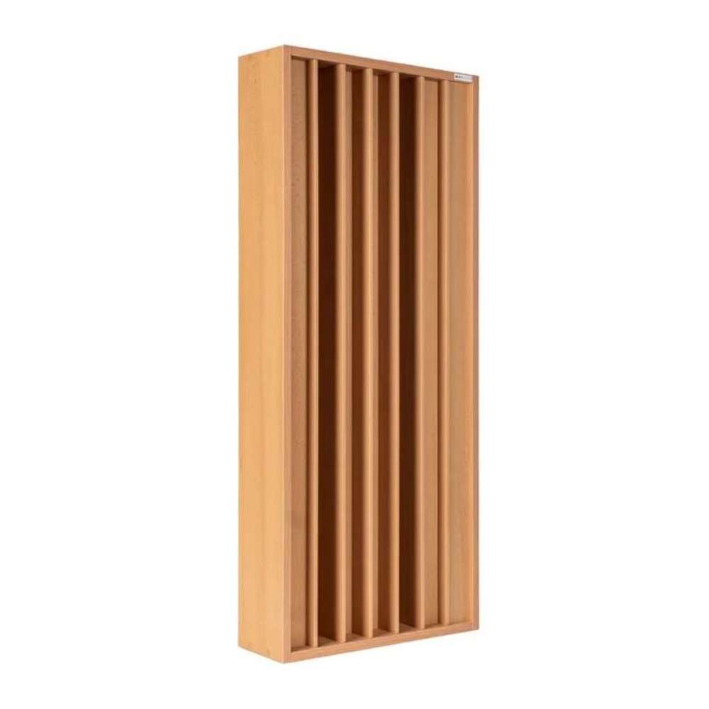 Standard Beech GIK Acoustics Q7D Quadratic Residue Diffuser tall beech wood panel for balanced sound diffusion
