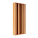 Standard Beech GIK Acoustics Q7D Quadratic Residue Diffuser tall beech wood panel for balanced sound diffusion