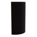 Standard Black GIK Acoustics Evolution PolyFusor™ Polycylindrical Diffuser in black fabric with a smooth curved sound-diffusing surface