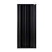 Standard Black GIK Acoustics Q7D Quadratic Residue Diffuser tall black acoustic panel designed to reduce sound reflections