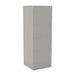 Standard Glass GIK Acoustics Soffit Corner Bass Trap in a light gray fabric finish for managing bass resonance and room acoustics