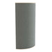 Standard Lead GIK Acoustics Evolution PolyFusor™ Polycylindrical Diffuser in gray-green fabric with a smooth semi-cylindrical shape