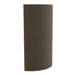 Standard Lerwick GIK Acoustics Evolution PolyFusor™ Polycylindrical Diffuser in dark brown fabric with a tall curved acoustic profile