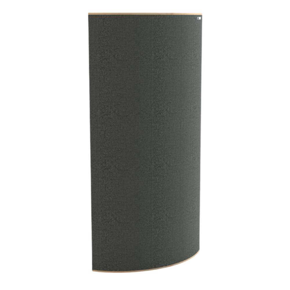 Standard Merrick GIK Acoustics Evolution PolyFusor™ Polycylindrical Diffuser in dark gray fabric with a sleek semi-cylindrical profile