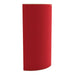 Standard Pitlochry GIK Acoustics Evolution PolyFusor™ Polycylindrical Diffuser in bright red fabric with a tall curved front surface