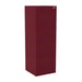 Standard Tummel GIK Acoustics Soffit Corner Bass Trap in a deep burgundy fabric finish designed to improve low-frequency acoustic performance