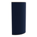 Standard Walten GIK Acoustics Evolution PolyFusor™ Polycylindrical Diffuser in dark navy fabric with a tall curved acoustic surface