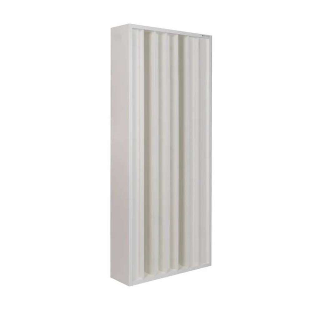 Standard White GIK Acoustics Q7D Quadratic Residue Diffuser tall white acoustic diffuser panel for enhanced sound dispersion