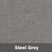 Steel Grey Tenshon Equilateral Triangle Shade Sail fabric color sample featuring a modern steel grey woven shade material