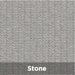 Stone Tenshon Right Triangle Shade Sail fabric color swatch in a light stone grey shade with a textured woven pattern