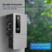 Sun Gold Power 12000W 48V All-in-One Hybrid Solar Inverter mounted outdoors with an IP65-rated enclosure for weather protection and an operating temperature range of -13°F to 140°F