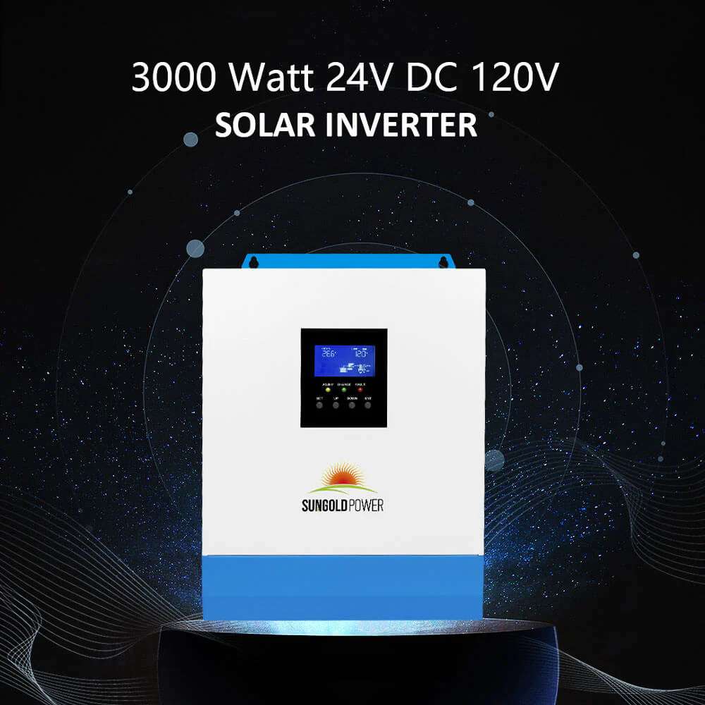 Sun Gold Power 3000W 24V 120V 5.12KWH Lithium Battery 800W Solar Panel Off-Grid Solar Kit with a 3000W 24V DC to 120V inverter