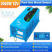 Sun Gold Power 3000W DC 12V Pure Sine Wave Inverter With Charger provides pure sine wave output with a built-in battery charger and automatic transfer switch