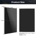 Sun Gold Power 440W Mono Black N-Type Solar Panel front and rear views display the panel dimensions and weight