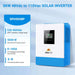 Sun Gold Power 5000W 48V Solar Charger Inverter [Parallel, 100A MPPT] highlighting a 120 to 450V MPPT range, 5500W PV input, adjustable 0 to 100A charging, and parallel support
