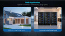 Sun Gold Power Enclosed Battery Cabinet 6 Slot with Bus Bar shown for residential and commercial energy storage systems