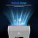 Sun Gold Power High Voltage 11400W Hybrid Split Phase Inverter with APS Transmitter highlighting its heat sink radiator design for passive cooling and reliable operation