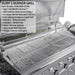 Sunstone French Quarter 13ft 7in Outdoor Kitchen Island Package shows an open grill with visible grates and listed features for the Ruby 5 burner system