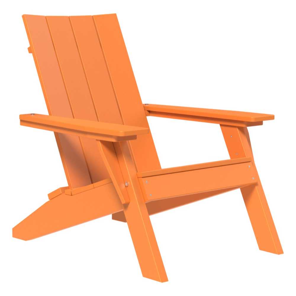 Tangerine LuxCraft Urban Adirondack Chair