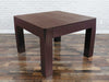 The Game Theory Tables Origins Modular Mini Game Table in a simple mahogany brown wood finish transforms into an elegant table