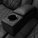 The armrest module in the Valencia Home Theater Seating Accessories provides an integrated cup holder