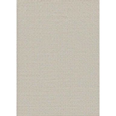 The full Couristan Cottages Indoor/Outdoor Rug - Southport/Caramel, showing its consistent hexagonal design and muted caramel and ivory color scheme