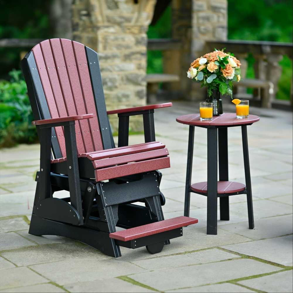 LuxCraft 2' Adirondack Balcony Glider Chair-Freedom Room