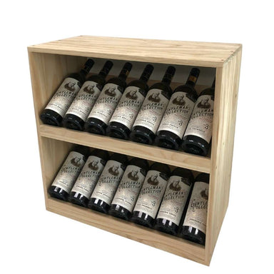 KingsBottle 14 Bottle Display Wine Cube-Freedom Room