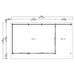 This floor plan diagram shows the GardenHouse24 USA ALU Concept 44O Garden Room with two defined interior spaces totaling about 375 square feet