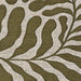 This detailed view captures the overall swirling pattern of the Couristan Castille Indoor/Outdoor Rug - Fiore/Tea Leaf, inspired by natural forms