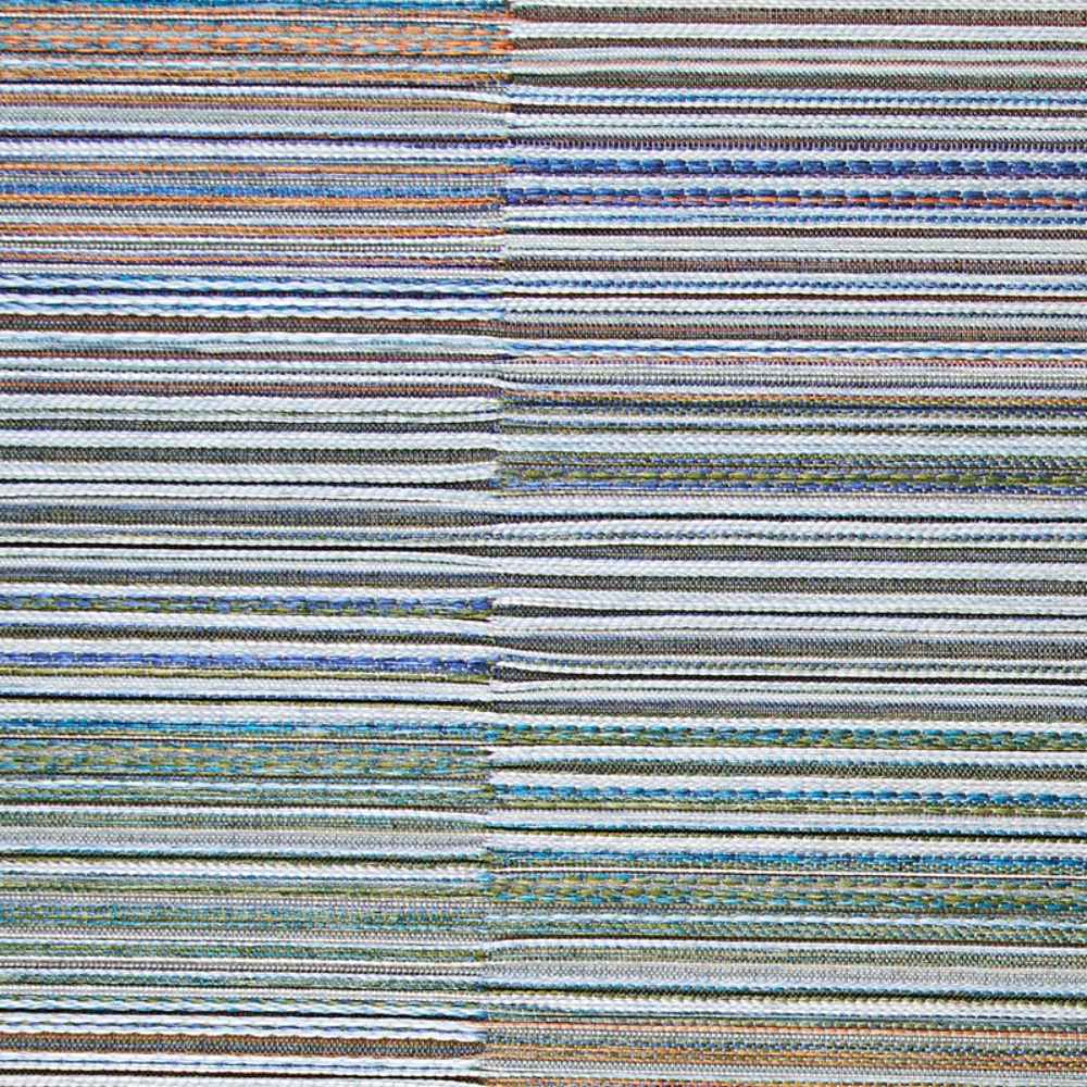 This image displays the Couristan Cape Indoor/Outdoor Rug - Shoreham/Ivory-Multi from above