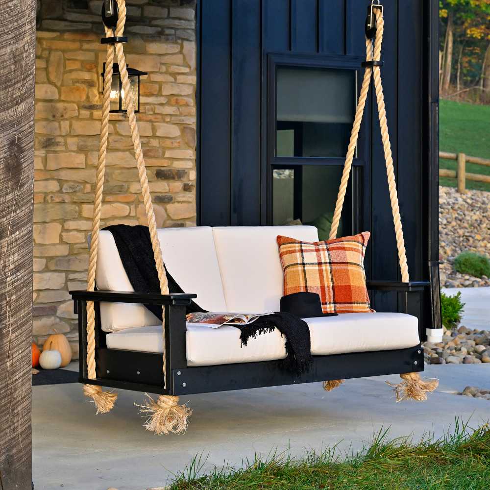 LuxCraft Lanai Deep Seating Loveseat Swing-Freedom Room