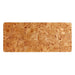 Top-down view of Crate & Barrel Emerson 60" Mappa Burl Desk displaying the distinctive patchwork mappa burl wood grain across the desktop