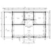 Top-down floor plan shows the room layout and measurements for GardenHouse24 USA Garda 90 Garden Room