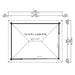 Top-down floor plan with 122.7 sq. ft. interior area of GardenHouse24 USA Pavilion ALU 44B Garden Room with detailed exterior overhang measurements