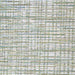 Top-down image captures the linear grid-like pattern of the Couristan Cape Indoor/Outdoor Rug - Falmouth/Ivory-Hunter in varying shades of green, ivory, and blue