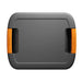 Top view of Jackery Battery Pack 5000 Plus showing the integrated orange carrying handles for easy transport