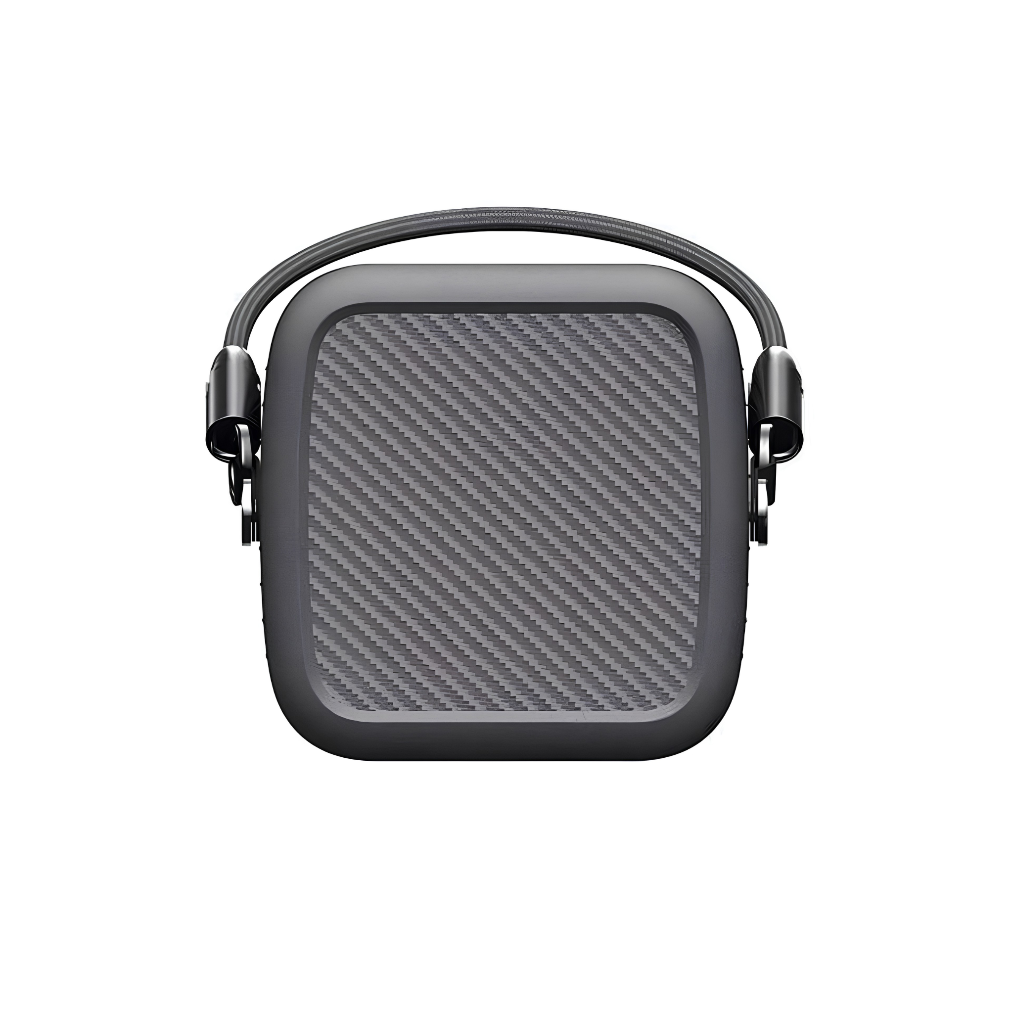 Top view of Jackery Explorer 300D Portable Power Station highlighting its compact design and sturdy carry handle