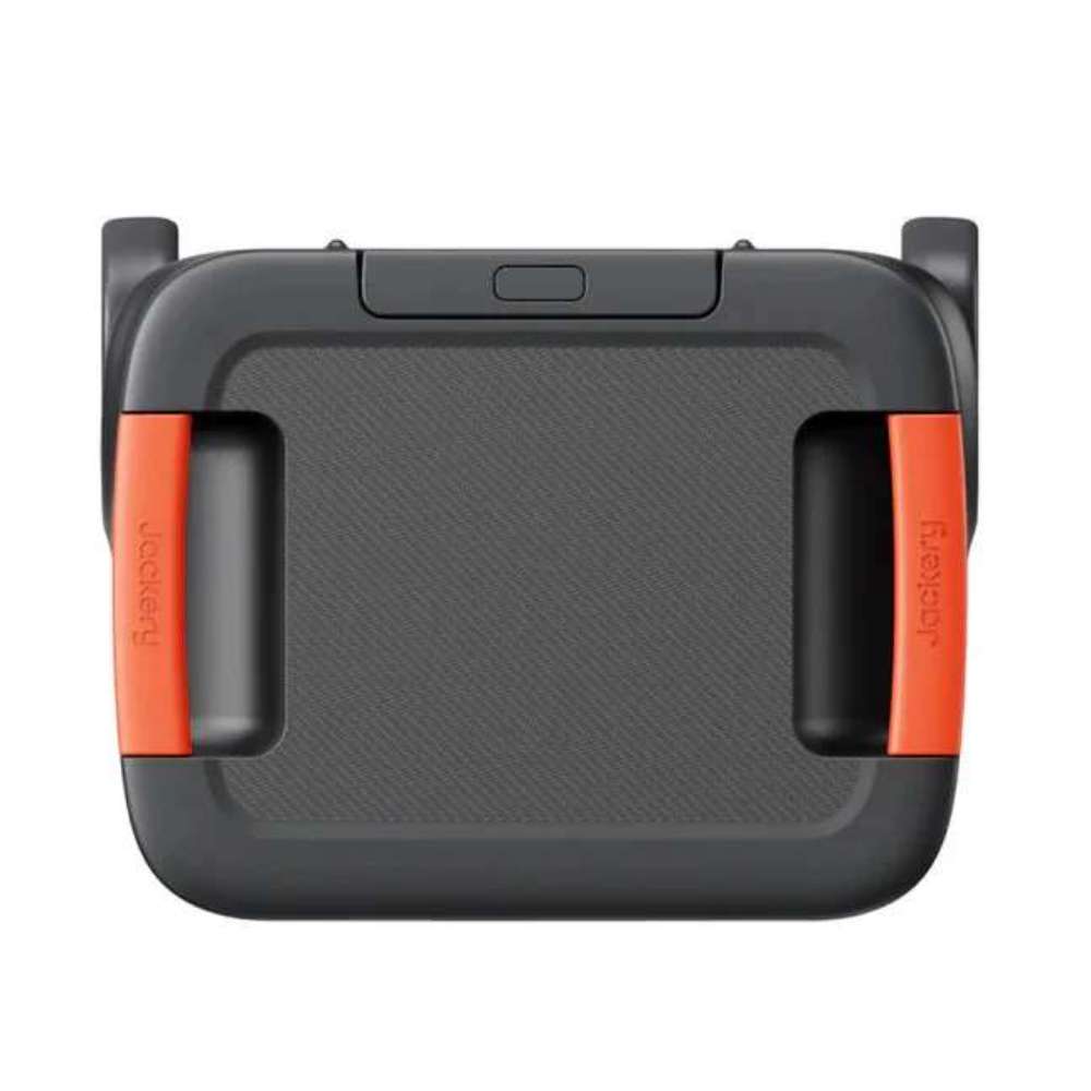Top view of Jackery HomePower 3600 Plus Portable Power Station showing the dual built-in carrying handles and flat upper surface