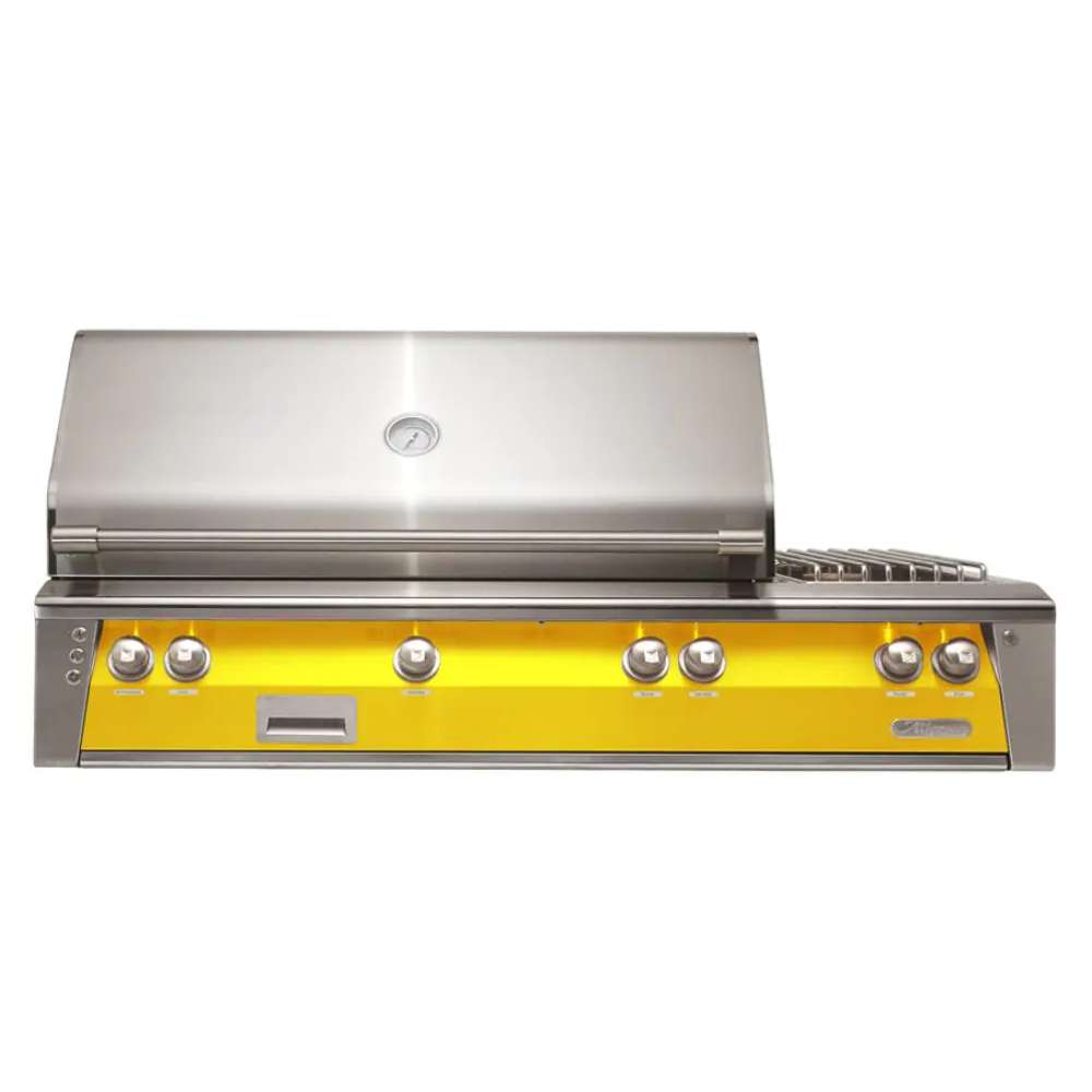 Traffic Yellow Alfresco Grills 56″ Deluxe Grill Built-In