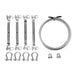 Turnbuckle Kit Tenshon Rectangle Shade Sail turnbuckle kit with stainless steel turnbuckles, cable, shackles, and hardware
