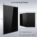 Twelve 415W solar panels measuring 67.9 x 44.7 x 1.4 inches for Sun Gold Power 10000W 48VDC 120V/240V 20.48KWH Lithium Battery 4980W Solar Panel Off-Grid Solar Kit