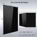 Twenty 415W solar panels included with Sun Gold Power 13000W 48VDC 120V/240V LiFePO4 20.48KWH Lithium Battery Off-Grid Solar Kit SGR-13K25S